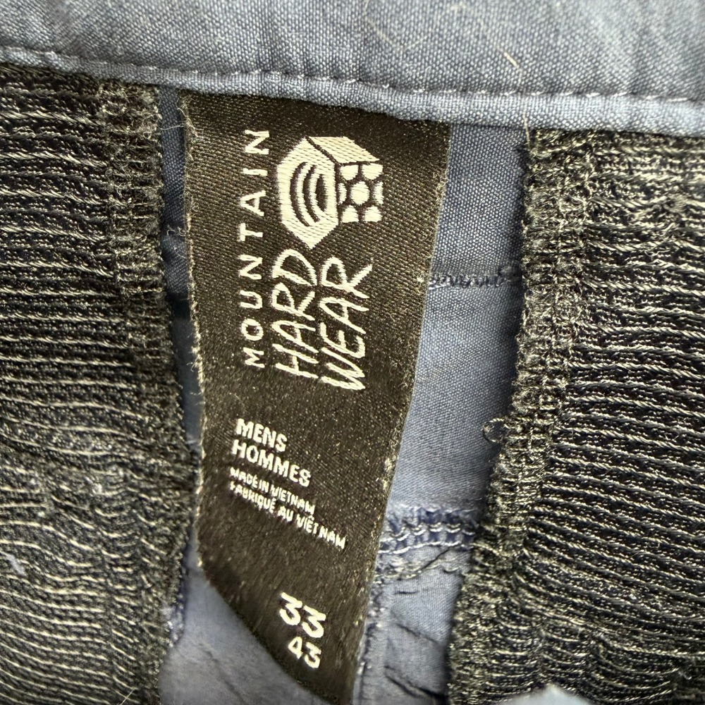 Mountain Hardwear Basin Trek Pants Mens 33 Blue Hiking Nylon Stretch OM9741 - Picture 4 of 11